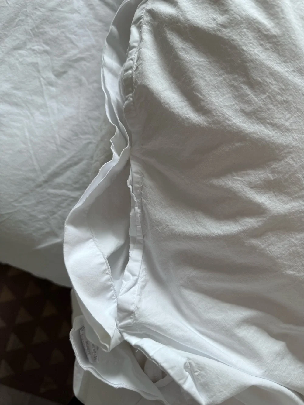 Dea Italian Luxury Linens Sinfonia Toscana Percale Duvet White Queen